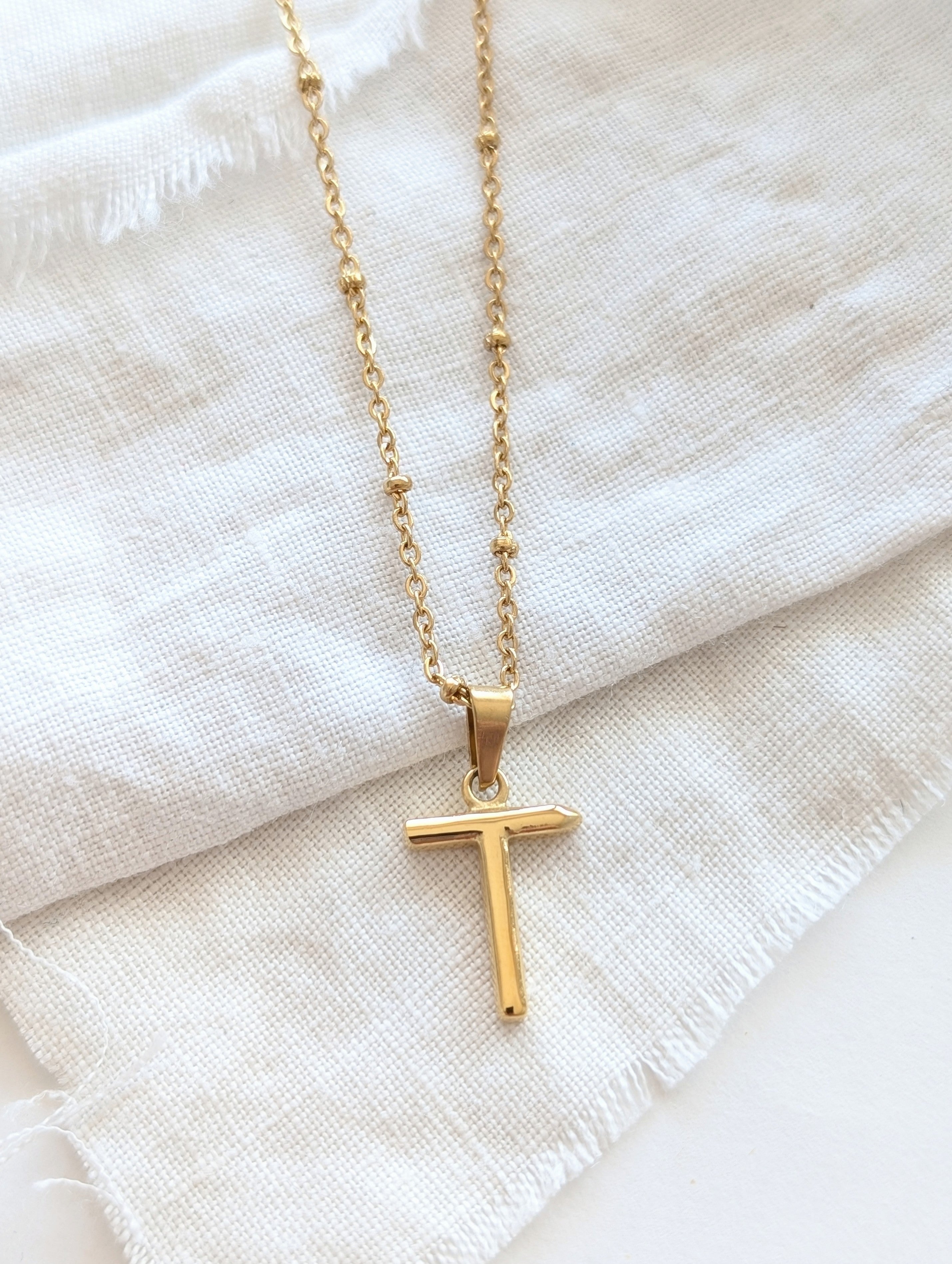 *Sample Sale* Kette Kreuz Gold