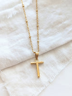 Lade das Bild in den Galerie-Viewer, *Sample Sale* Kette Kreuz Gold
