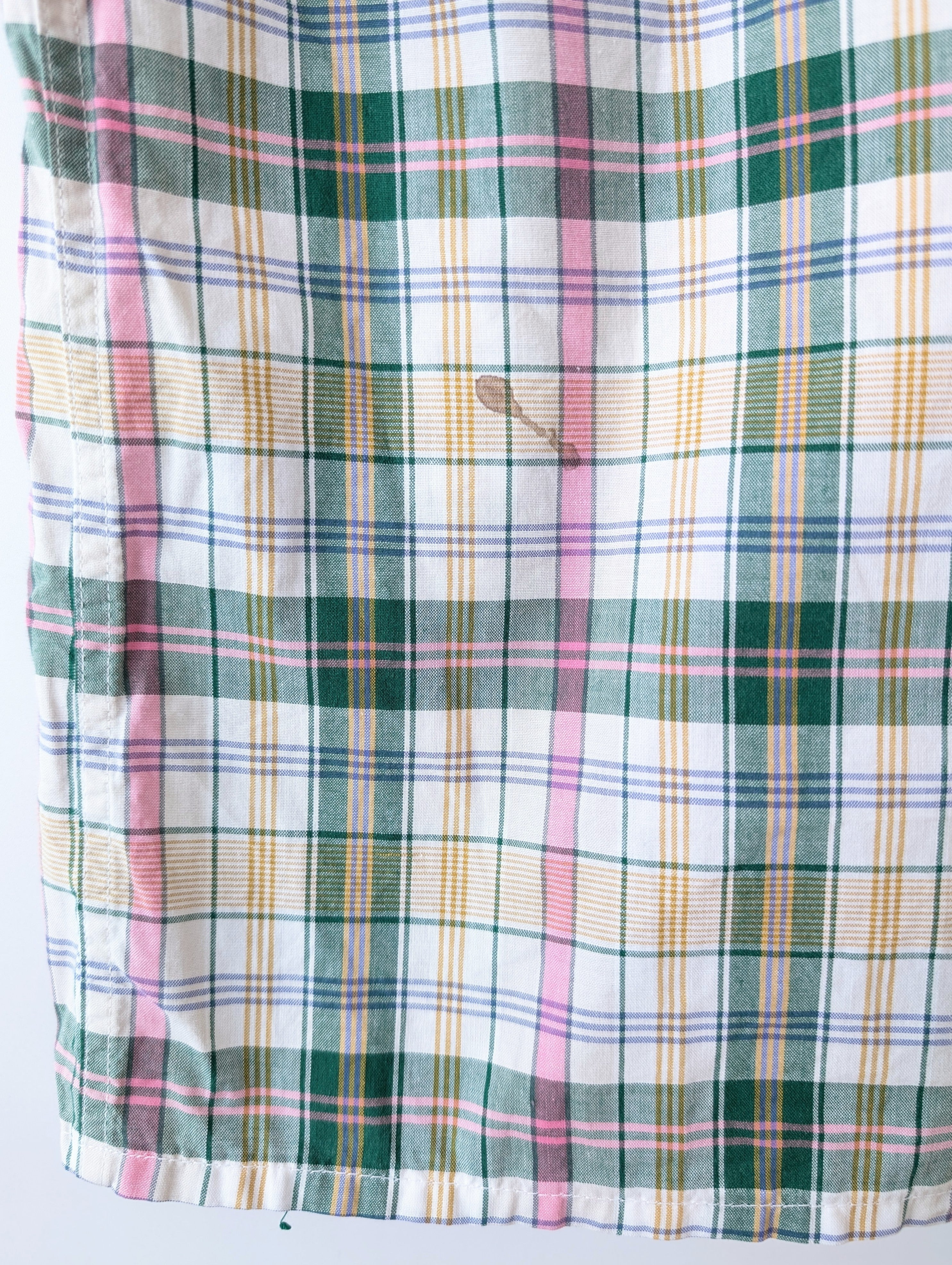 *Burberry* Bluse Pastell Tartan Print (M)