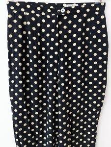 Hose Zweiteiler Highwaisted Punkte Print (S-M)