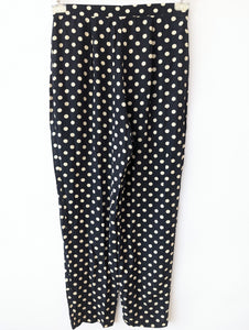 Hose Zweiteiler Highwaisted Punkte Print (S-M)