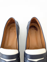 Lade das Bild in den Galerie-Viewer, *Sezane* Loafer André Marine Blau Weiß (40-41)
