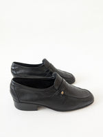 Lade das Bild in den Galerie-Viewer, *Bally* Loafer Schwarz Leder Klassiker (39-40)
