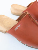 Lade das Bild in den Galerie-Viewer, ESPRIT Clogs Mules Leder Orange (40-41)
