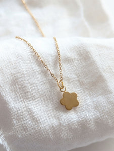 Kette 14k Gold Blume