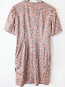 Handmade Kleid 70s Bohemian Print (M)