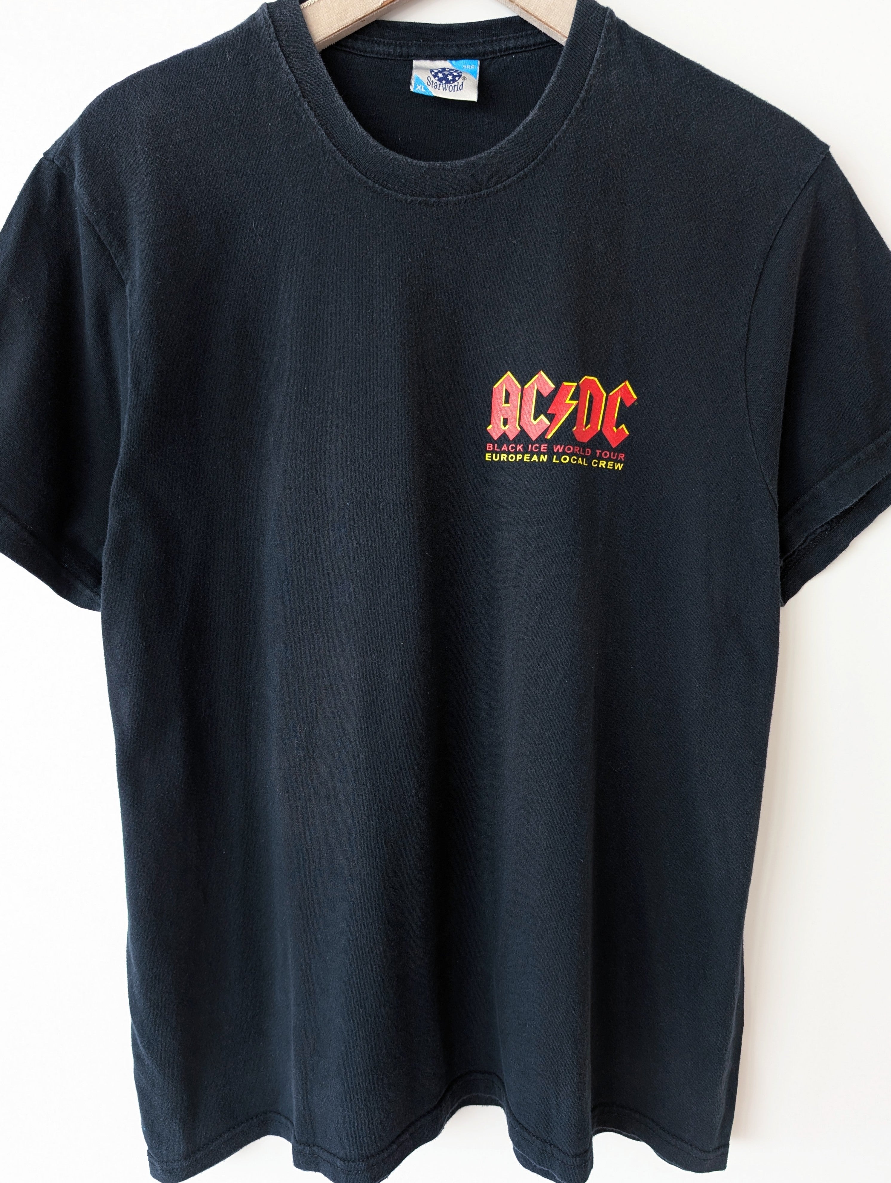 AC/DC Shirt Black Ice World Tour (L)