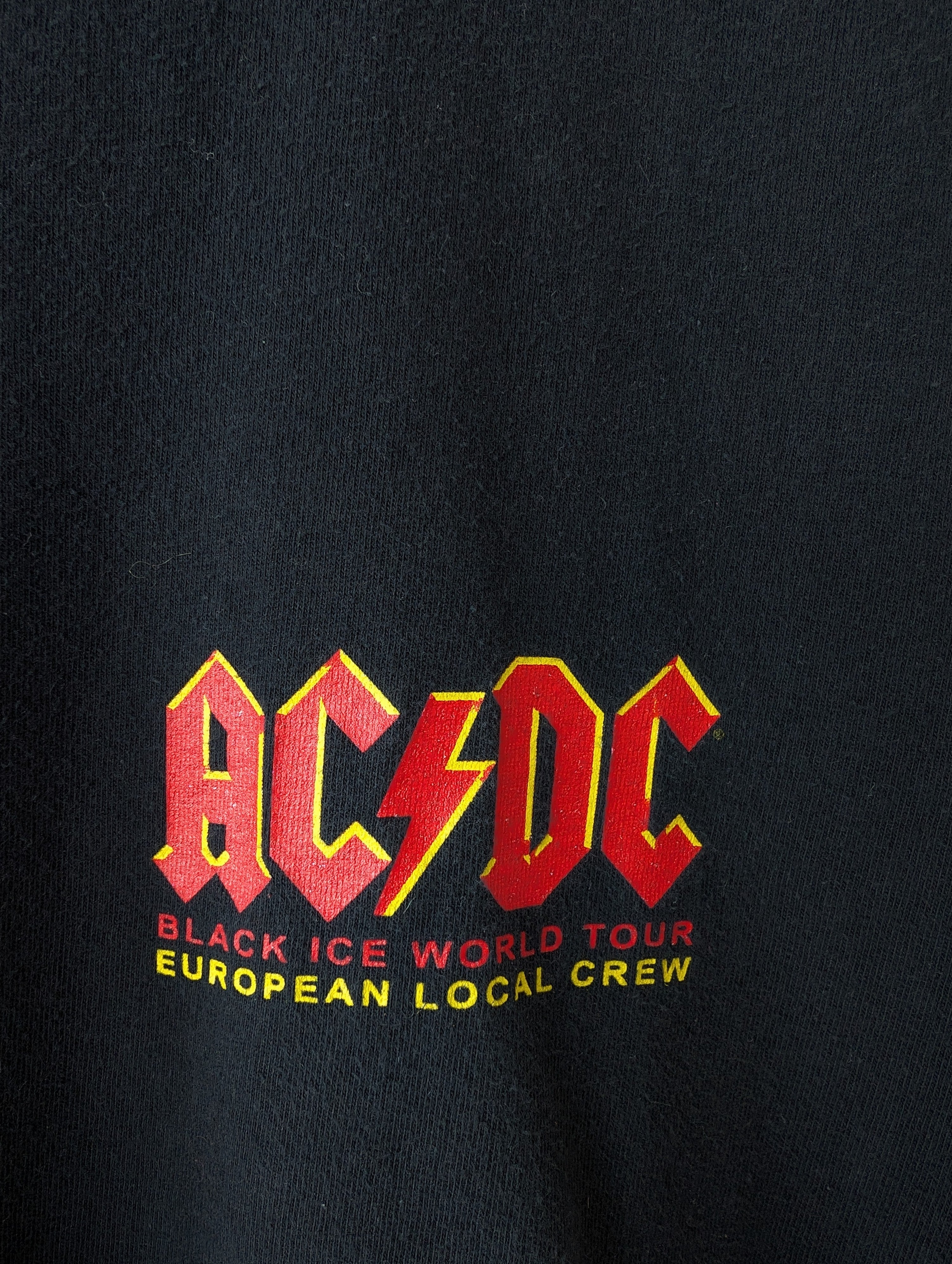 AC/DC Shirt Black Ice World Tour (L)