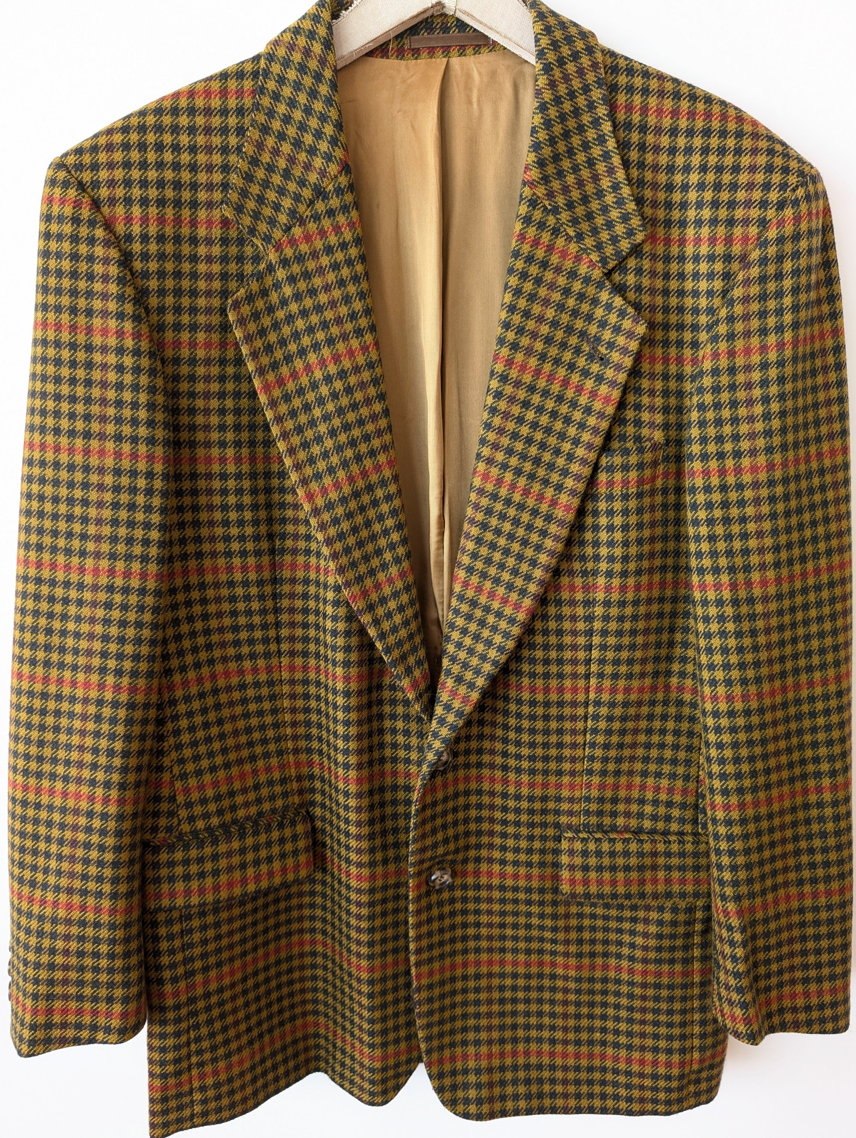 *Boss* Sakko Blazer Tartan Britisch Wolle (L-XL)