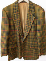 Lade das Bild in den Galerie-Viewer, *Boss* Sakko Blazer Tartan Britisch Wolle (L-XL)
