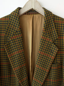 *Boss* Sakko Blazer Tartan Britisch Wolle (L-XL)