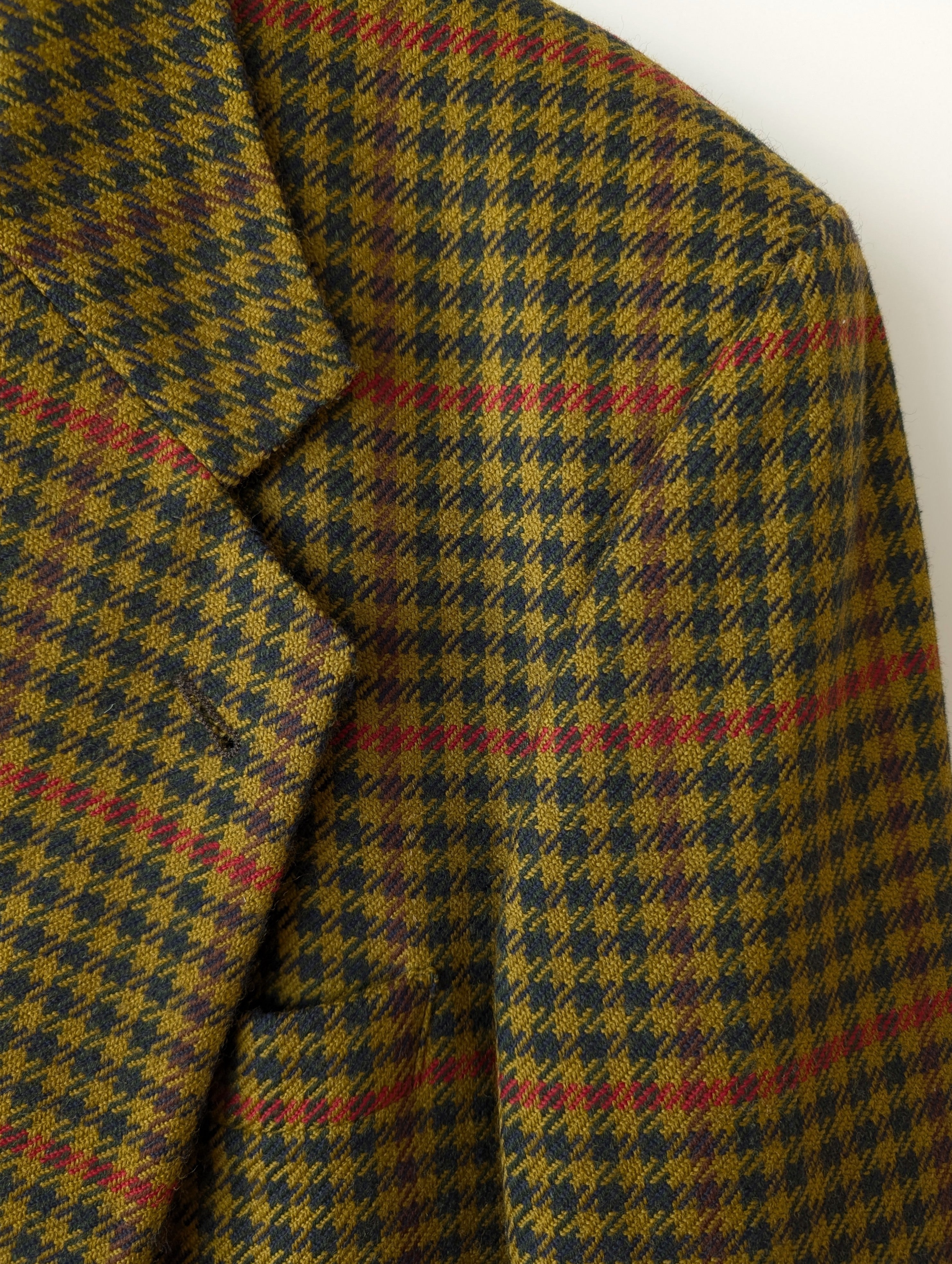 *Boss* Sakko Blazer Tartan Britisch Wolle (L-XL)