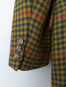 *Boss* Sakko Blazer Tartan Britisch Wolle (L-XL)