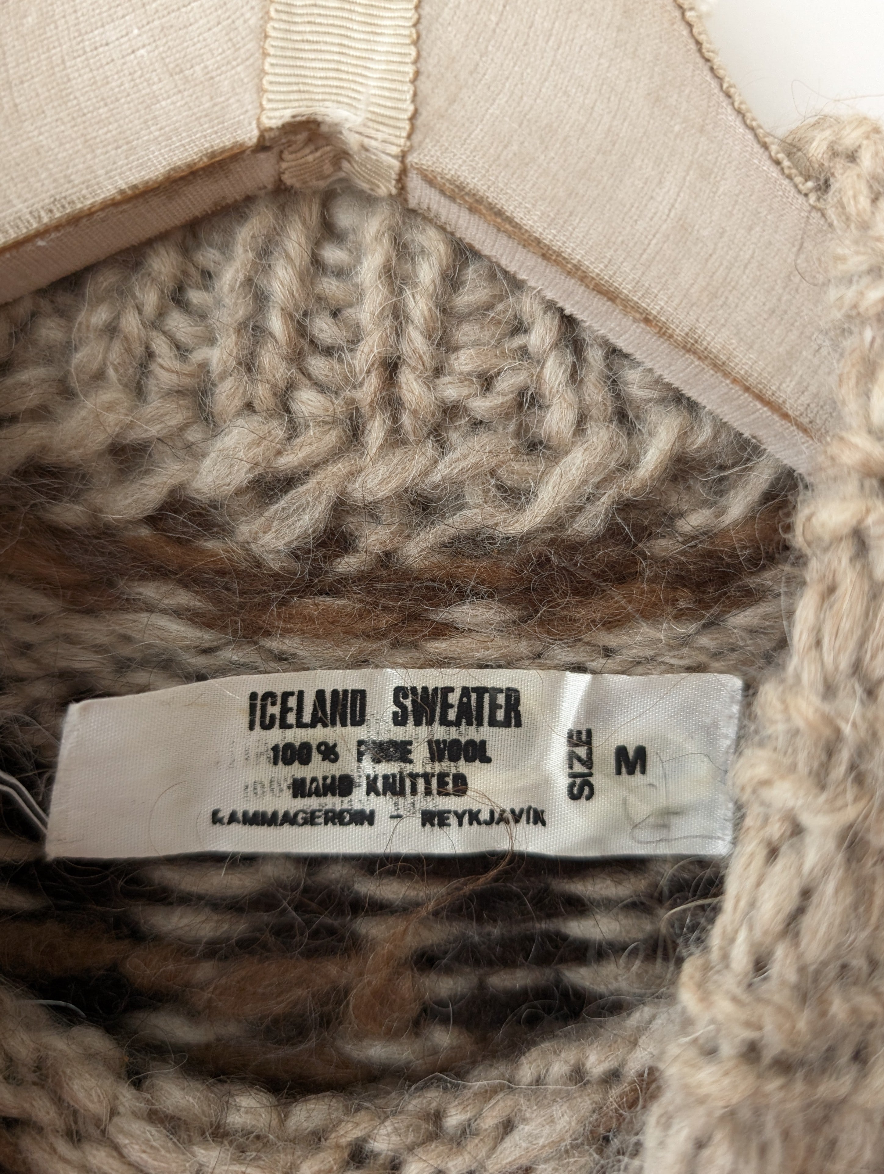 *Iceland Wool* Handmade Pullover Reykjavik (S-M)