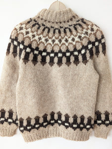 *Iceland Wool* Handmade Pullover Reykjavik (S-M)