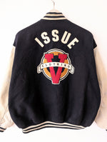 Lade das Bild in den Galerie-Viewer, RARE College Varsity V Lederbomber (L)
