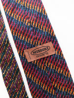 Lade das Bild in den Galerie-Viewer, *Missoni* Krawatte Seide 80s Rainbow
