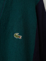 Lade das Bild in den Galerie-Viewer, *Lacoste* Cardigan Wolle Tennis Grün Blau (XL)
