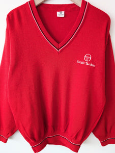 *Sergio Tacchini* Pullover Logo Stick Rot (L)