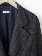 Lade das Bild in den Galerie-Viewer, Blouson 80s BomberWolle Tartan (XL)
