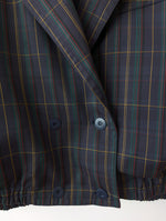 Lade das Bild in den Galerie-Viewer, Blouson 80s BomberWolle Tartan (XL)
