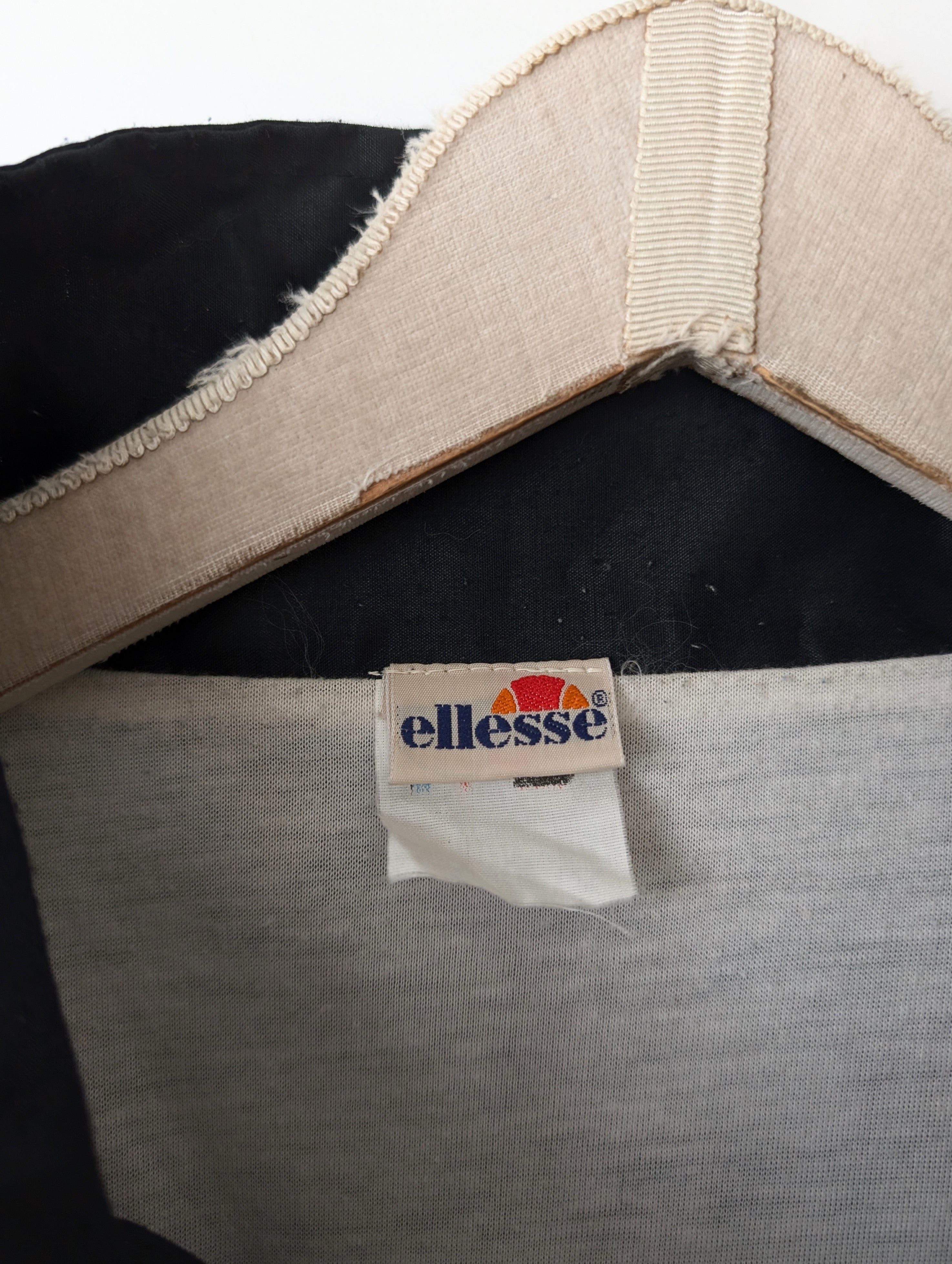 *Ellesse* Trainingsjacke Blouson Weiß Gelb (L-XL)