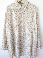 Lade das Bild in den Galerie-Viewer, *Seide* Bluse Bohemian Paisley Beige (XXL)
