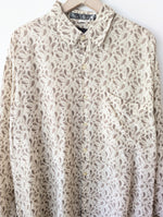 Lade das Bild in den Galerie-Viewer, *Seide* Bluse Bohemian Paisley Beige (XXL)
