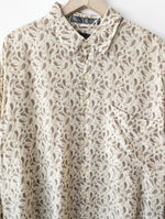Lade das Bild in den Galerie-Viewer, *Seide* Bluse Bohemian Paisley Beige (XXL)
