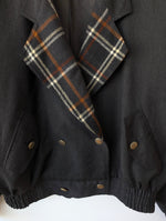 Lade das Bild in den Galerie-Viewer, *Wolle* Blouson Bomber 80s Tartan (M-L)
