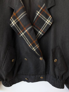 *Wolle* Blouson Bomber 80s Tartan (M-L)