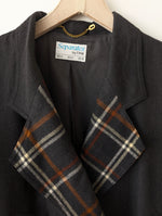 Lade das Bild in den Galerie-Viewer, *Wolle* Blouson Bomber 80s Tartan (M-L)
