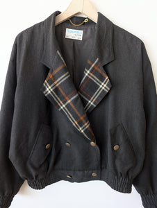 *Wolle* Blouson Bomber 80s Tartan (M-L)