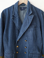 Lade das Bild in den Galerie-Viewer, *Ralph Lauren* Jeans Blazer Zweireiher Marine (L)
