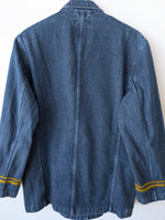 Lade das Bild in den Galerie-Viewer, *Ralph Lauren* Jeans Blazer Zweireiher Marine (L)
