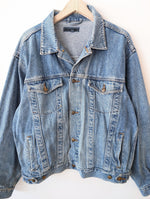 Lade das Bild in den Galerie-Viewer, Jeansjacke 90s Blouson Denim (XL)
