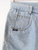 Lade das Bild in den Galerie-Viewer, Jeansrock 80s Denim Highwaisted (M-L)
