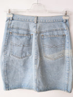 Lade das Bild in den Galerie-Viewer, Jeansrock 80s Denim Highwaisted (M-L)
