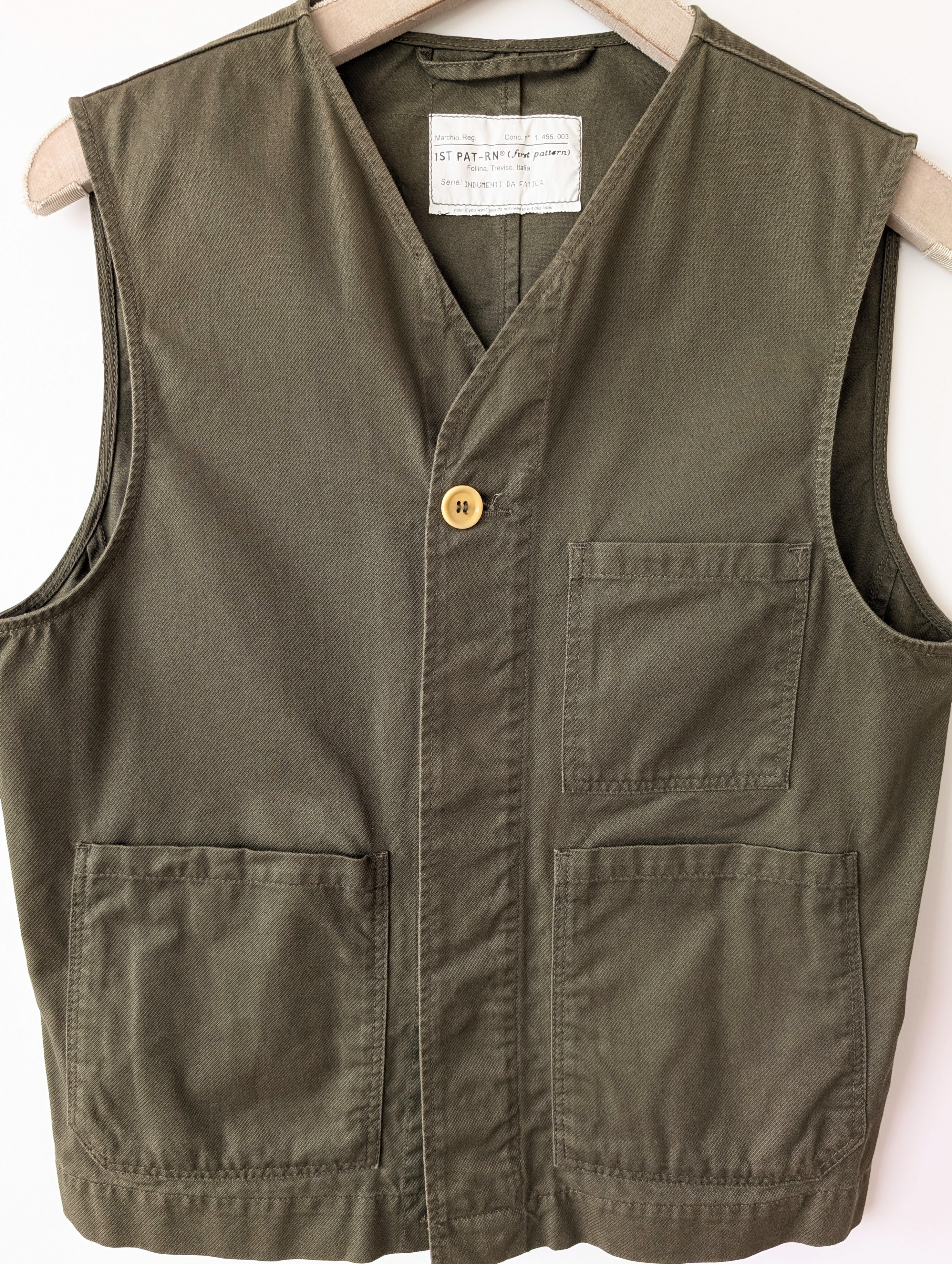Weste Workwear Military Khaki (S-M)