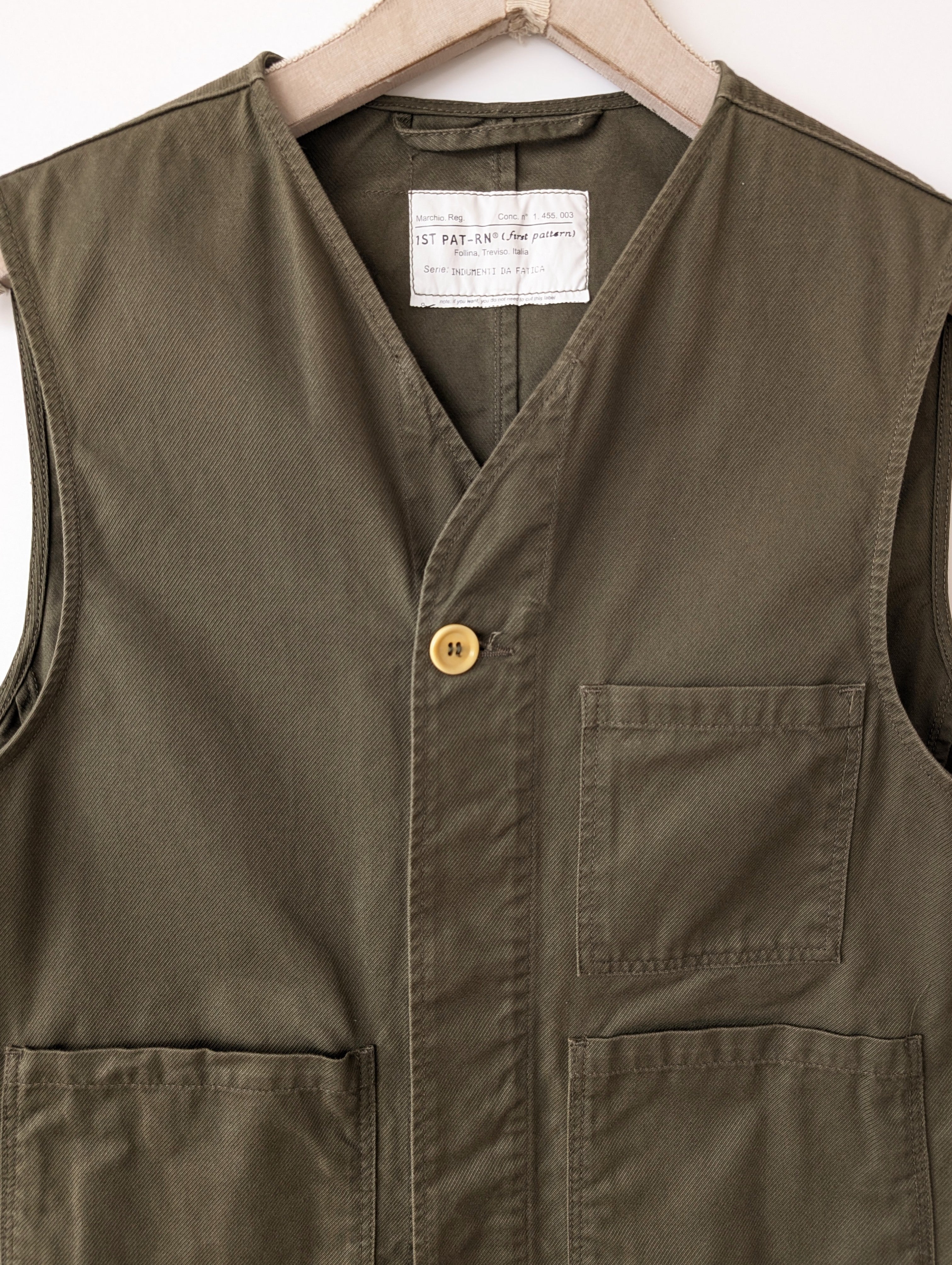 Weste Workwear Military Khaki (S-M)