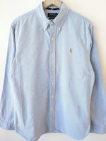 Lade das Bild in den Galerie-Viewer, *Polo Ralph Lauren* Hemd Classic Hellblau (L)
