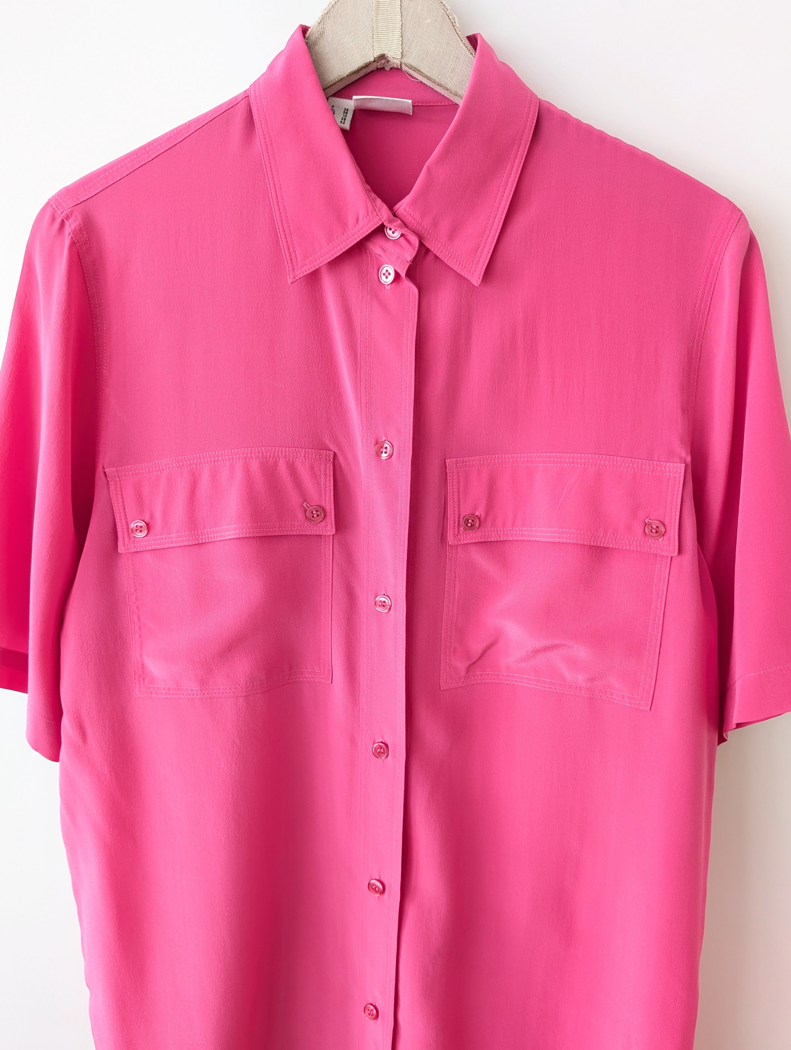 *Seide* Bluse Premium Basic Pink (S-L)