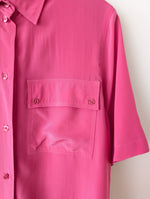 Lade das Bild in den Galerie-Viewer, *Seide* Bluse Premium Basic Pink (S-L)
