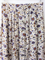Lade das Bild in den Galerie-Viewer, Rock Leinen Wildblumen Print Lila (L-XL)
