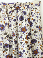 Lade das Bild in den Galerie-Viewer, Rock Leinen Wildblumen Print Lila (L-XL)
