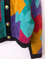 Lade das Bild in den Galerie-Viewer, RARE Lederjacke Blouson 80s Patch (S-L)
