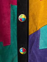 Lade das Bild in den Galerie-Viewer, RARE Lederjacke Blouson 80s Patch (S-L)
