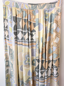 Rock 80s Pastell Print Mint Apricot (M-L)