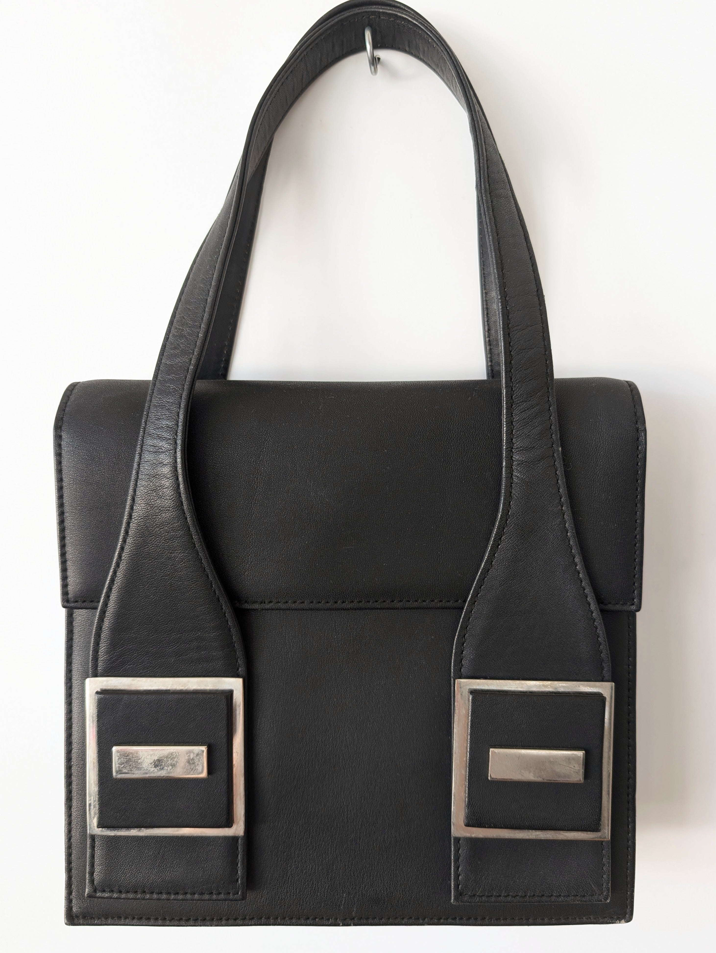 Leder Handtasche Novabell 70s Grunge