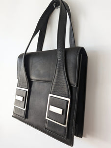 Leder Handtasche Novabell 70s Grunge